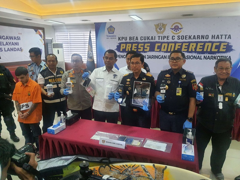 Penyelundupan Kokain dari Brazil Sukses Digagalkan Bea Cukai Soetta