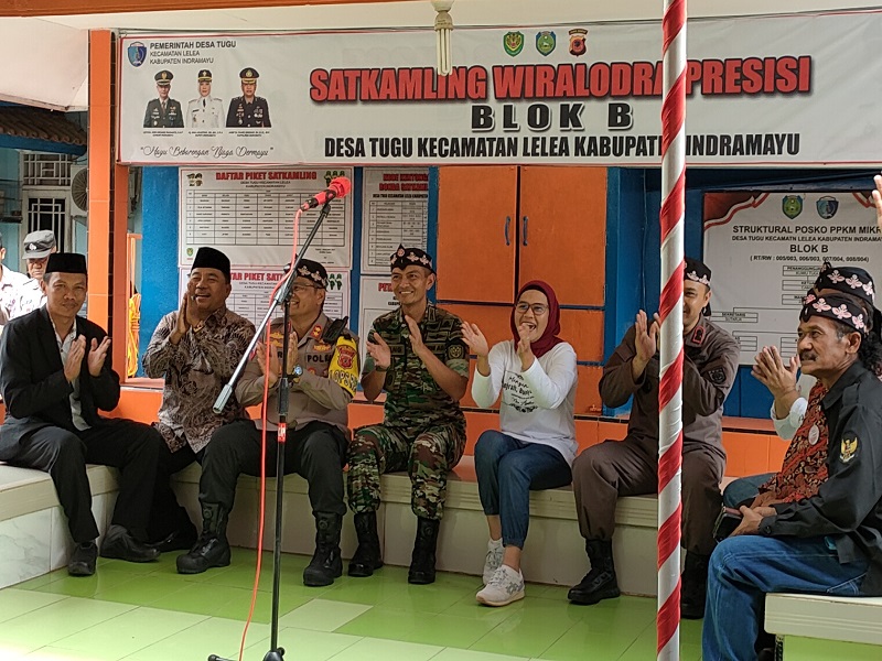 Perketat Keamanan, Polres Indramayu Dirikan 317 Pos Satkamling Wiralodra Presisi