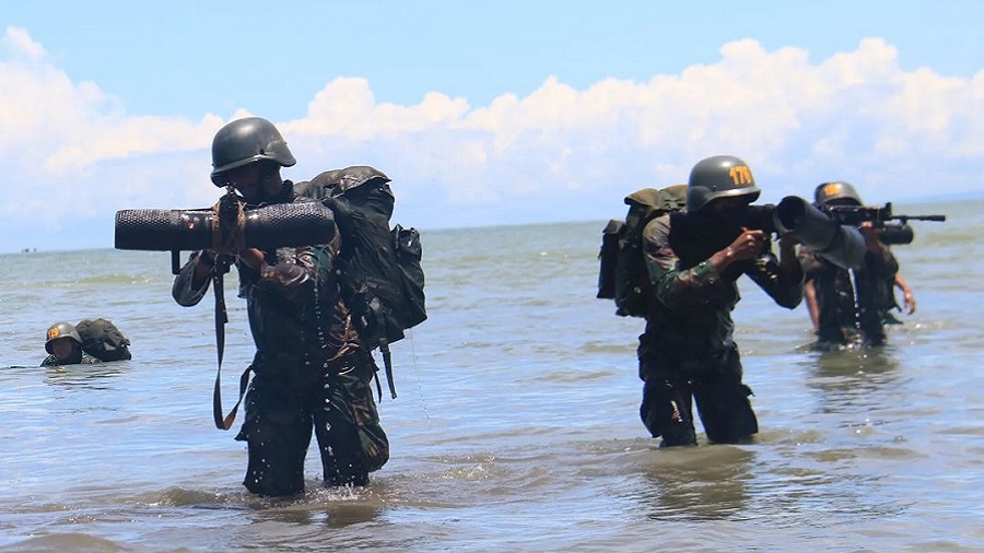 Infiltrasi Laut Secara Senyap, Pelaku CAKRA XIV Laksanakan Materi Rawa Laut di Laut Selatan Pulau Jawa