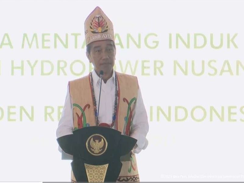 Presiden Jokowi: PLTA Mentarang Bukti Kerja Sama Indonesia-Malaysia