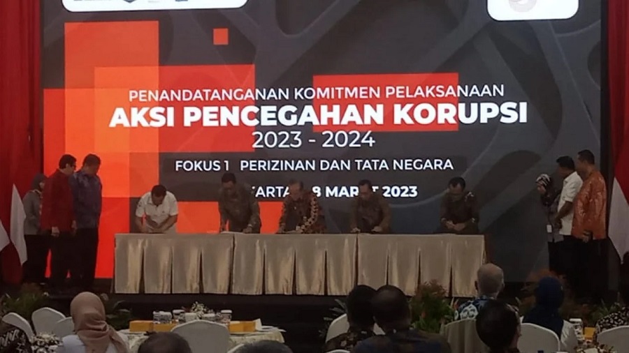 Stranas PK Laksanakan Aksi Pencegahan Korupsi yang Berfokus Pada Perizinan dan Tata Niaga
