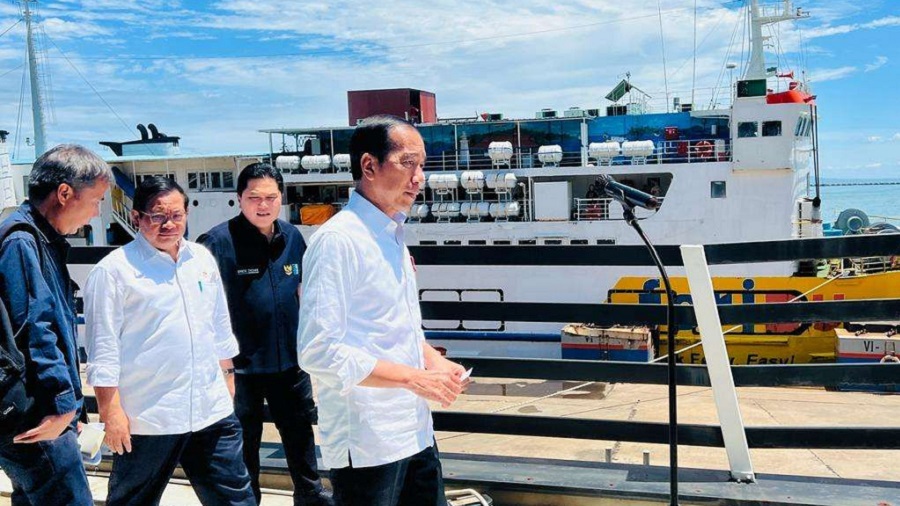 Tinjau Pelabuhan Merak, Presiden Jokowi Pastikan Kesiapan Arus Mudik