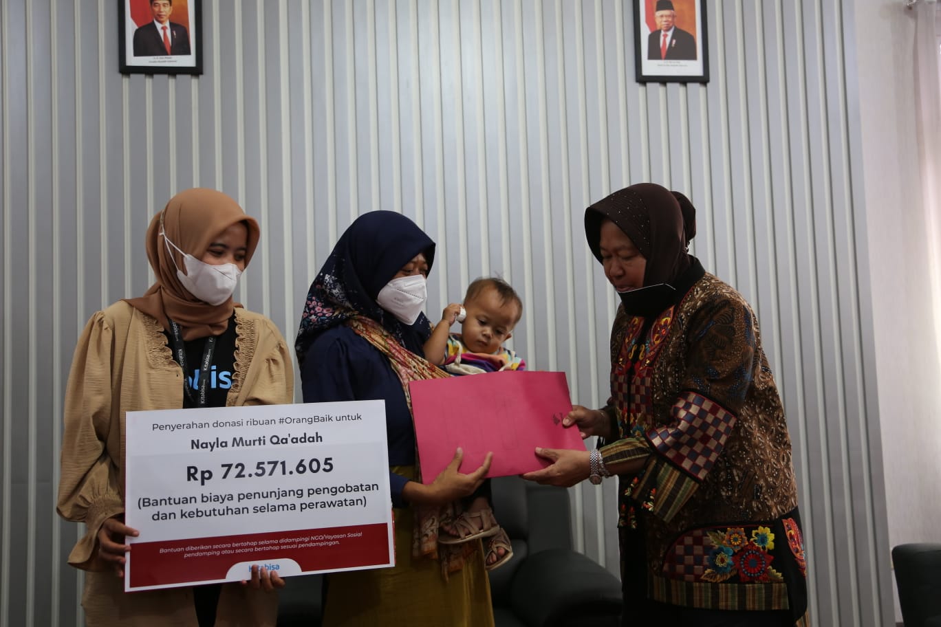 Bersama Kitabisa Bantu 3 Penderita Penyakit Berat, Mensos: Kita Coba Selesaikan Masalahnya