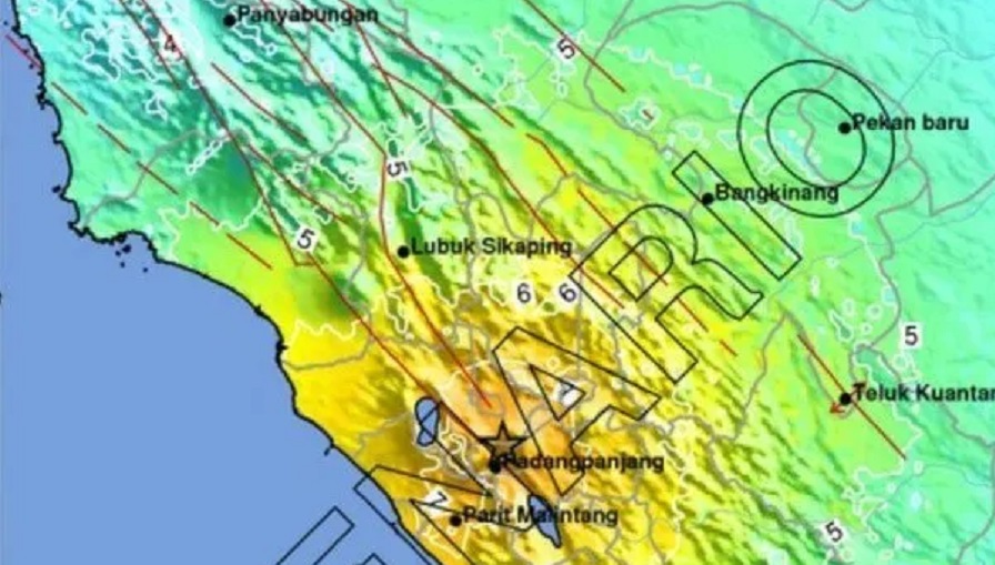 BMKG: Gempa Bumi di Bukittinggi Tdak Berpotensi Tsunami