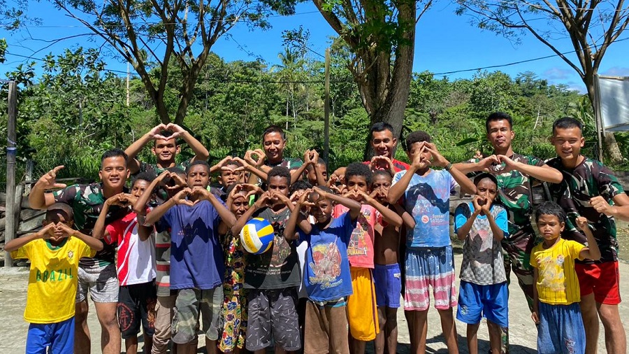 (Foto: Dok. Satgas Pamtas Yonif 122/TS)