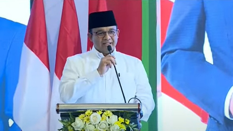 Pidato Lengkap Anies Baswedan saat Deklarasi (Foto: Tangkap Layar)