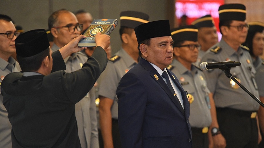 Sekjen Kemenkumham Dilantik Menjadi ASN