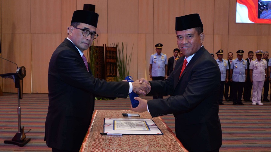 Kepala Basarnas Resmi Dijabat Marsekal Madya TNI Kusworo (Foto: Humas Kemenhub)