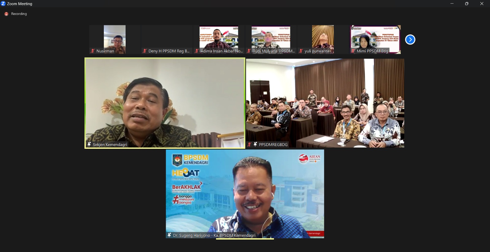 Sekjen Kemendagri Tekankan Pejabat Pengawas Perlu Pahami Kewenangan Daerah