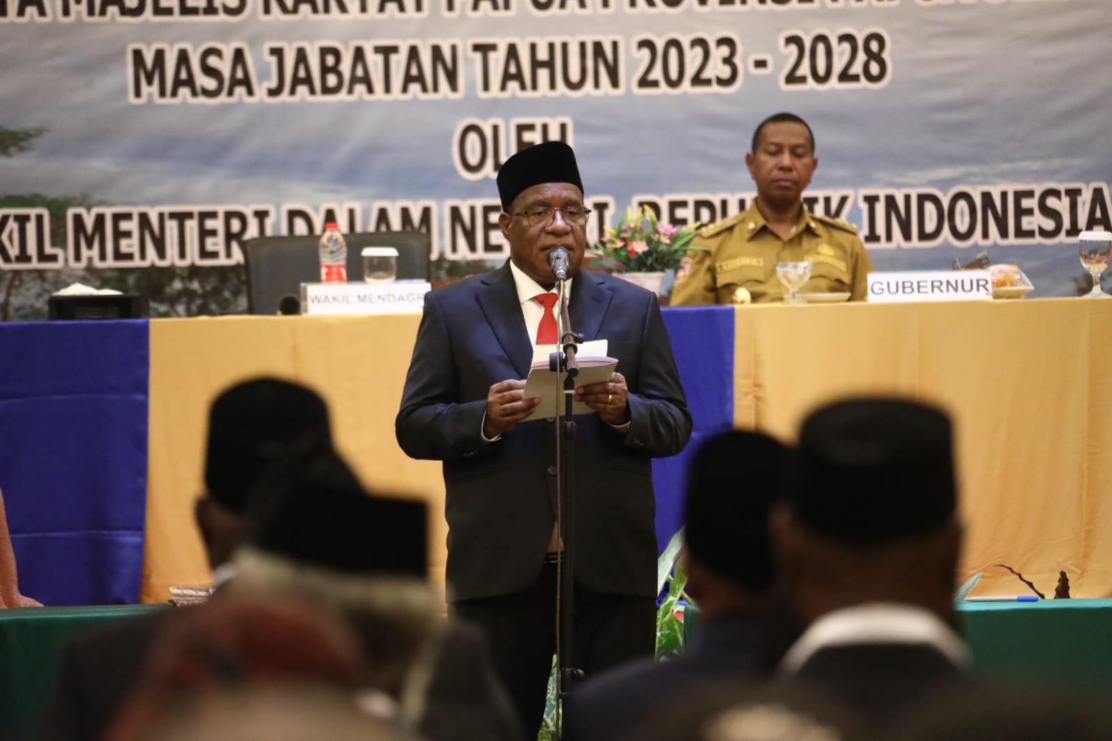 Wamendagri Dorong Anggota MRP Papua Selatan Dukung Pelaksanaan Pemilu dan Pilkada 2024