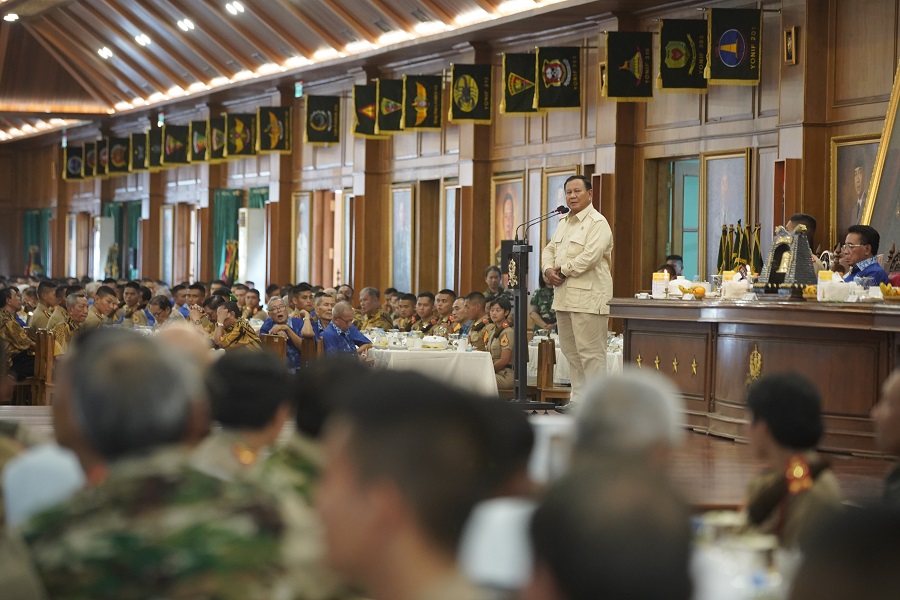Mengenang Kembali Almamater, Menhan Prabowo Hadiri Reuni Emas Akabri 1973