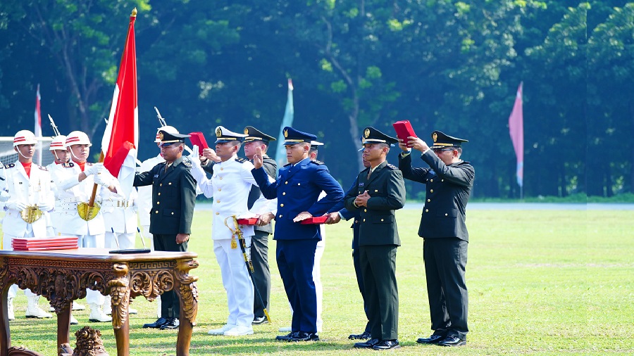 Panglima TNI Lantik 134 Perwira Remaja Prajurit Karier TNI Susgakes TA 2023