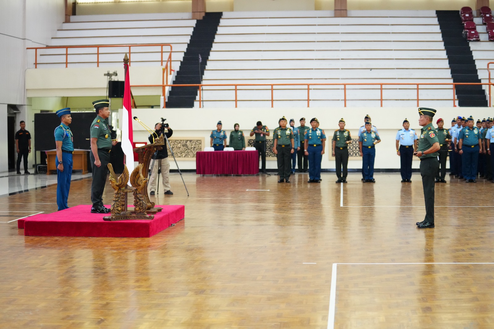 Panglima TNI Terima Laporan Korps Kenaikan Pangkat 66 Perwira Tinggi TNI