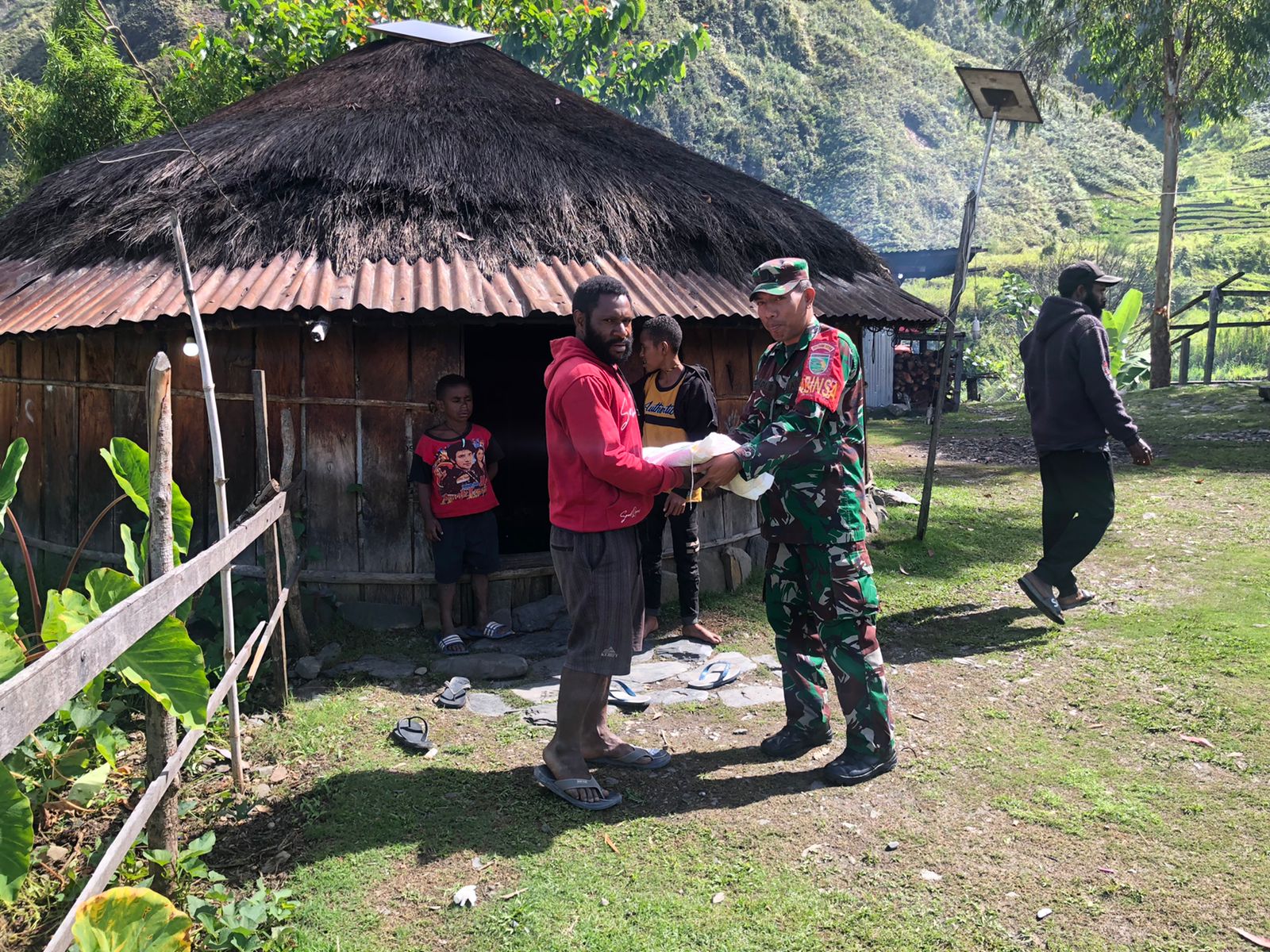 Koramil 1714-01/Mulia Gelar Komsos Bersama Masyarakat Binaan