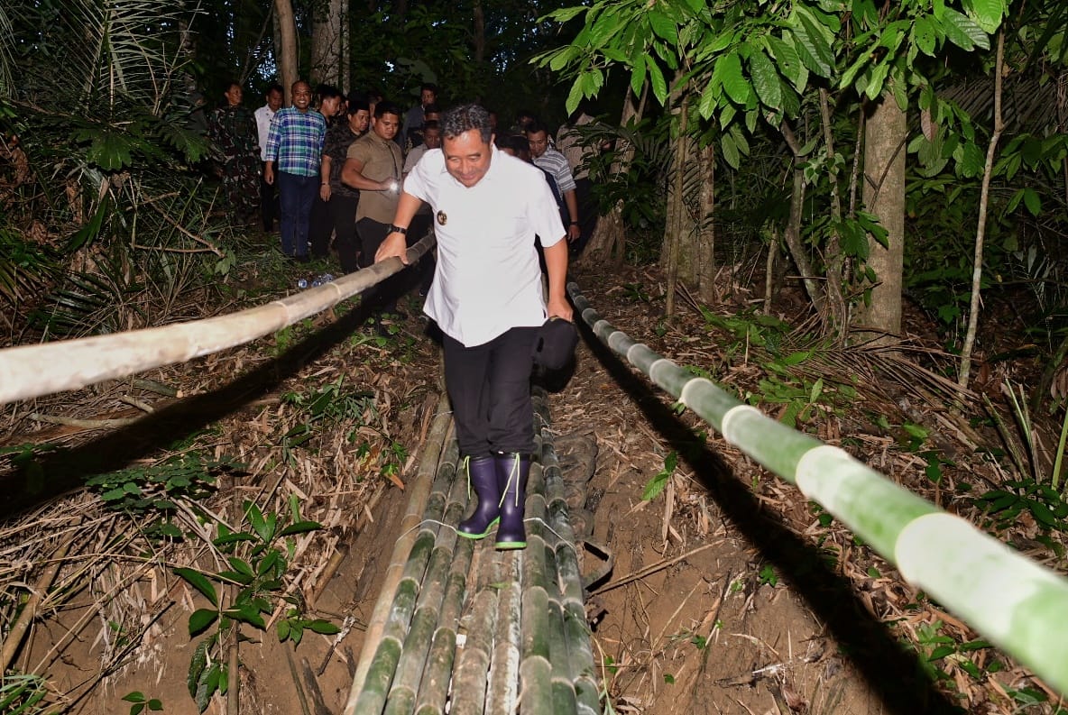 Perjuangan Pj Gubernur Bahtiar Galakkan Budidaya Pisang Cavendish dari Desa ke Desa hingga Jalan Kaki Lewati Titian Bambu