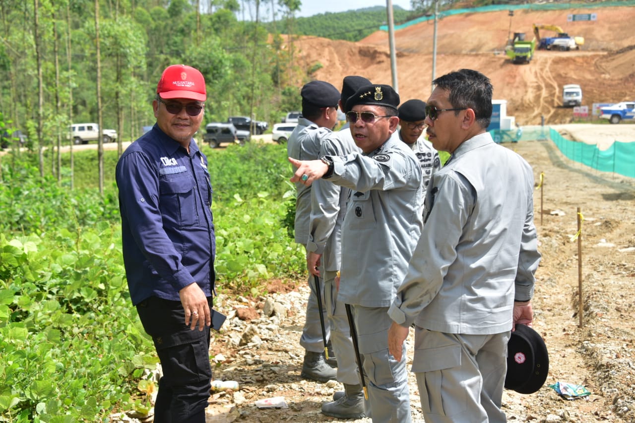 Kepala Bakamla RI Tinjau Lahan di IKN Nusantara