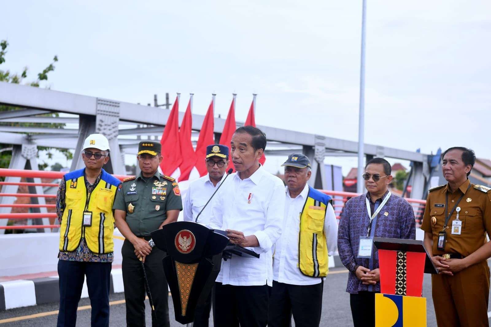 Presiden RI Joko Widodo Resmikan Enam Jembatan Baru Lintas Utara Jawa