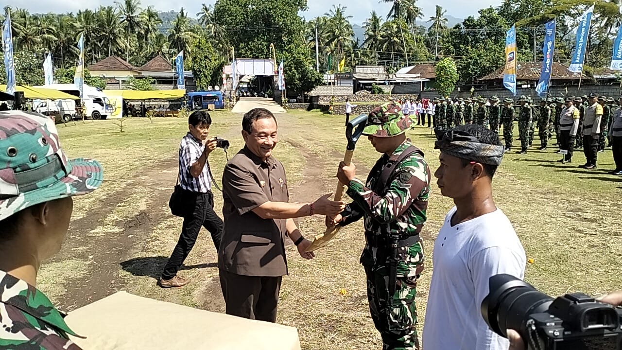 Genderang Perang Dimulai Prajurit Kodim 1623/Karangasem Siap Tempur
