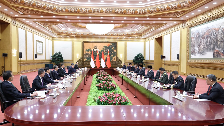 Bertemu Presiden China Xi Jinping, Menhan Prabowo Bahas Penguatan Kemitraan Strategis dengan China