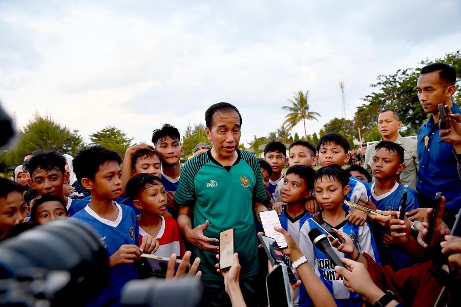 Antusias Dukung Timnas U-23 Lawan Yordania, Presiden: Kita Doakan Semuanya