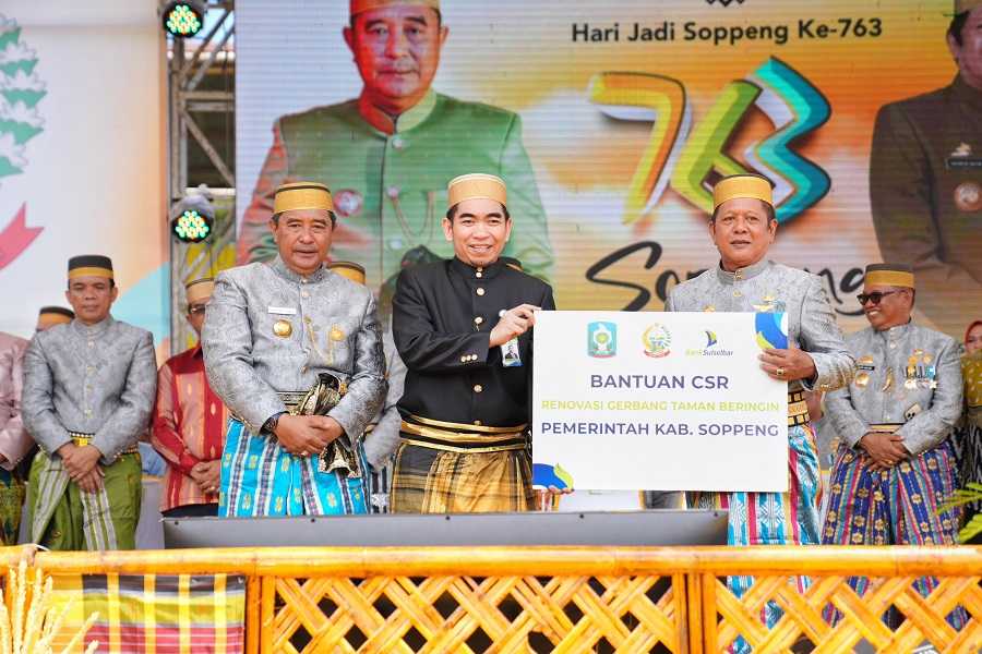 Hadiri Peringatan Hari Jadi ke-763, Pj Gubernur Bahtiar Serahkan Bantuan dan Resmikan Sejumlah Proyek