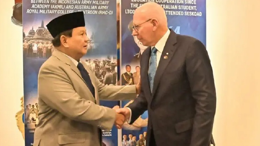 Menhan Prabowo dan Gubernur Jenderal Australia Bahas Manfaat Pertukaran Kadet