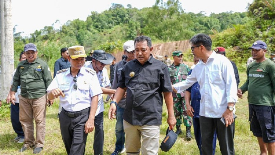 Ini Pesan Pj Gubernur Sulbar, Bahtiar Baharuddin saat Meninjau Lokasi Longsor di Mamasa