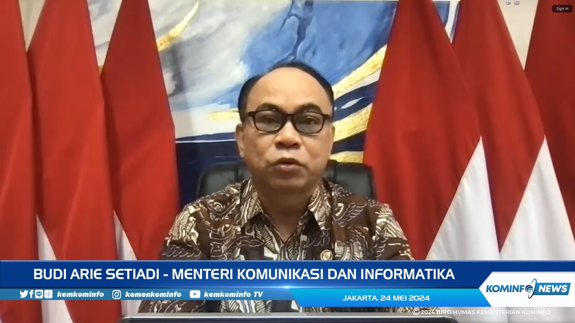 Menkominfo Tegaskan Indonesia Darurat Judi Online